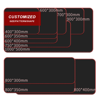 custom shape rubber sublimation mouse pad