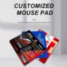 custom shape rubber sublimation mouse pad
