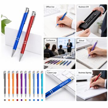 aluminum metal ballpoint pen cedris 1