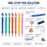 aluminum stylus touch ball pen parlex