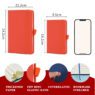 a5 a6 pu leather cover notebook with pen holder 1