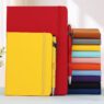 a5 a6 pu leather cover notebook with pen holder 5