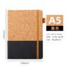a5 eco friendly wheat straw notebook set 4