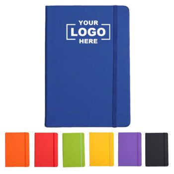 a5 elastic band pu leather notebook