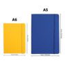 a5 elastic band pu leather notebook 5