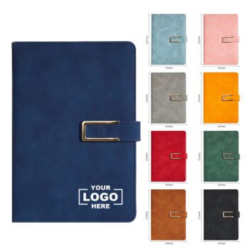a5 notebook with u shaped buckle