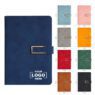 a5 notebook with u shaped buckle