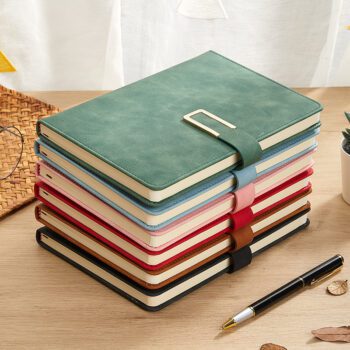 a5 pu hardcover magnet buckle notebooks