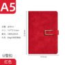 a5 pu hardcover magnet buckle notebooks 5