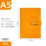 a5 pu hardcover magnet buckle notebooks 7