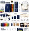 a5 pu leather hardcover notebook gratox 9