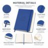 a5 pu leather hardcover notebook meivax 7
