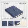 a5 pu leather hardcover notebook suran 2