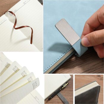 a5 pu leather hardcover with rectangle buckle 1