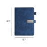 a5 pu leather hardcover with rectangle buckle 5