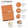 a5 pu leather journal diary notebook zimax 9