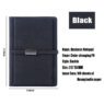 a5 pu leather notebook with card holder 5