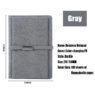 a5 pu leather notebook with card holder 6