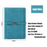 a5 pu leather notebook with card holder 7