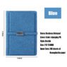 a5 pu leather notebook with card holder 8