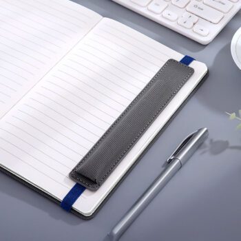 a5 pu leather notebook with pen holder 1