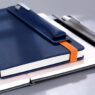 a5 pu leather notebook with pen holder 2