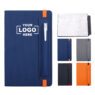 a5 pu leather notebook with pen holder