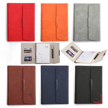 a5 three fold loose leaf binding notebook 1