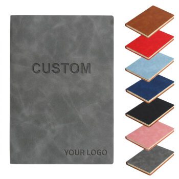 custom a5 soft pu leather business notebook