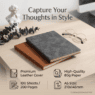 custom a5 soft pu leather business notebook