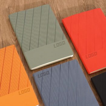 custom a5 twill soft cover notebook