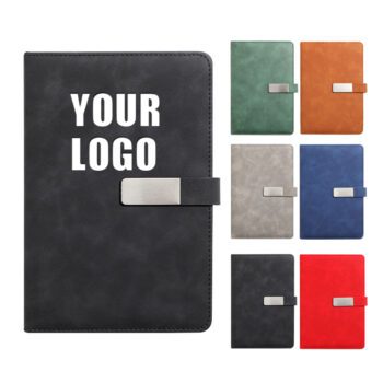 custom logo a5 notebook with metal buckle