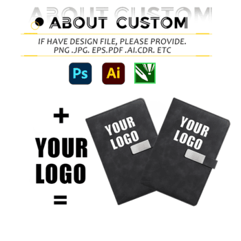 custom logo a5 notebook with metal buckle