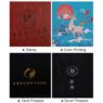 custom logo hard cover pu leather notebook 3