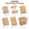 custom logo spiral kraft cover notebook renolds 4