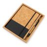 custom logo sustainable cork notebook sets 7