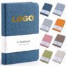 custom printed a5 linen business notebook