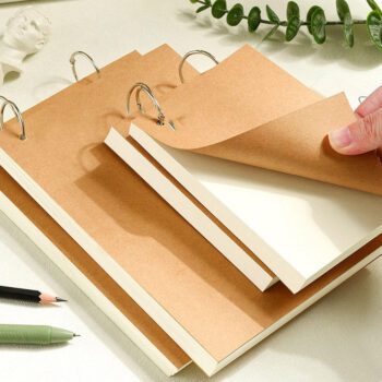 customize a6 blank drawing notebook krixor 1