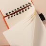 flip up design spiral notebooks with pen 3