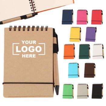 flip up design spiral notebooks with pen