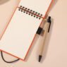 flip up design spiral notebooks with pen 4