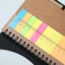 hard cover coil wire spiral notebook with ruler 1