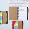 hard cover coil wire spiral notebook with ruler 3
