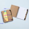 hard cover coil wire spiral notebook with ruler 5