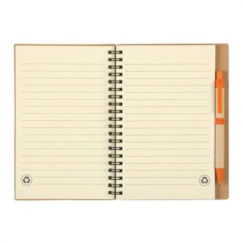 hardcover spiral notebooks with pen 1