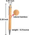 meiji bamboo wood ballpoint pen 8