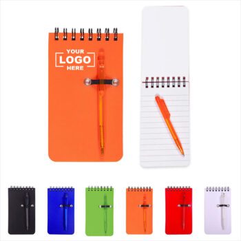 mini promotion spiral notepad with pen