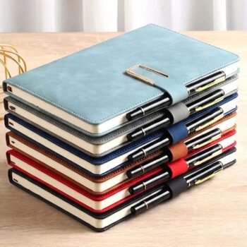personalized a5 leather journal with buckle 1