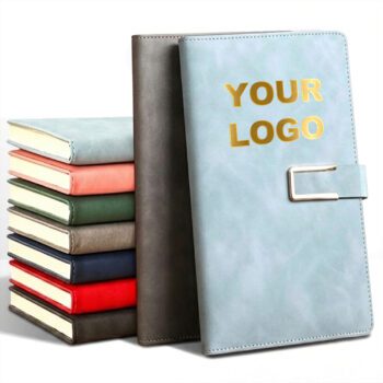 personalized a5 leather journal with buckle