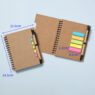 recycled sticky note notepad with pen 5